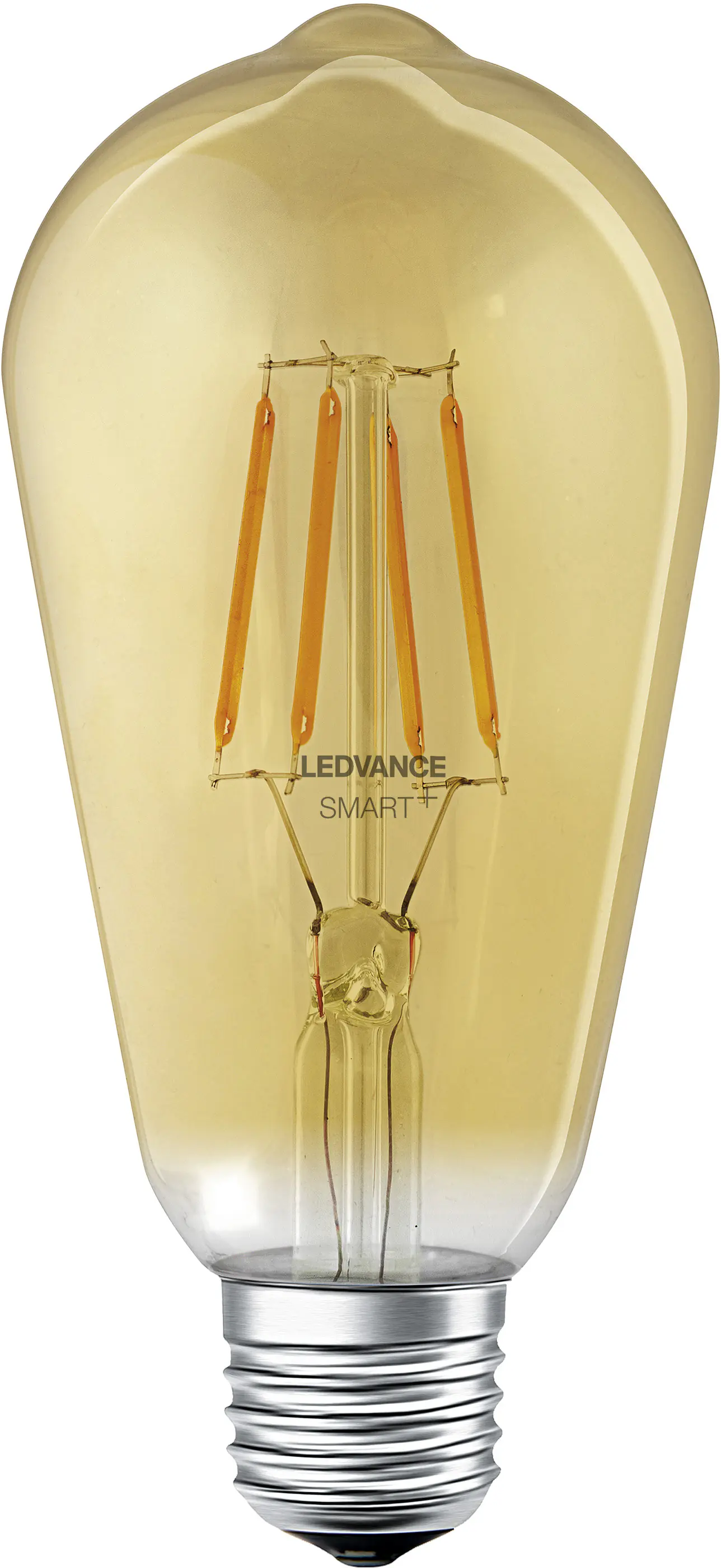 Ledvance Smart+ LED Leuchtmittel Edison ST64 E27 6 W dimmbar amber