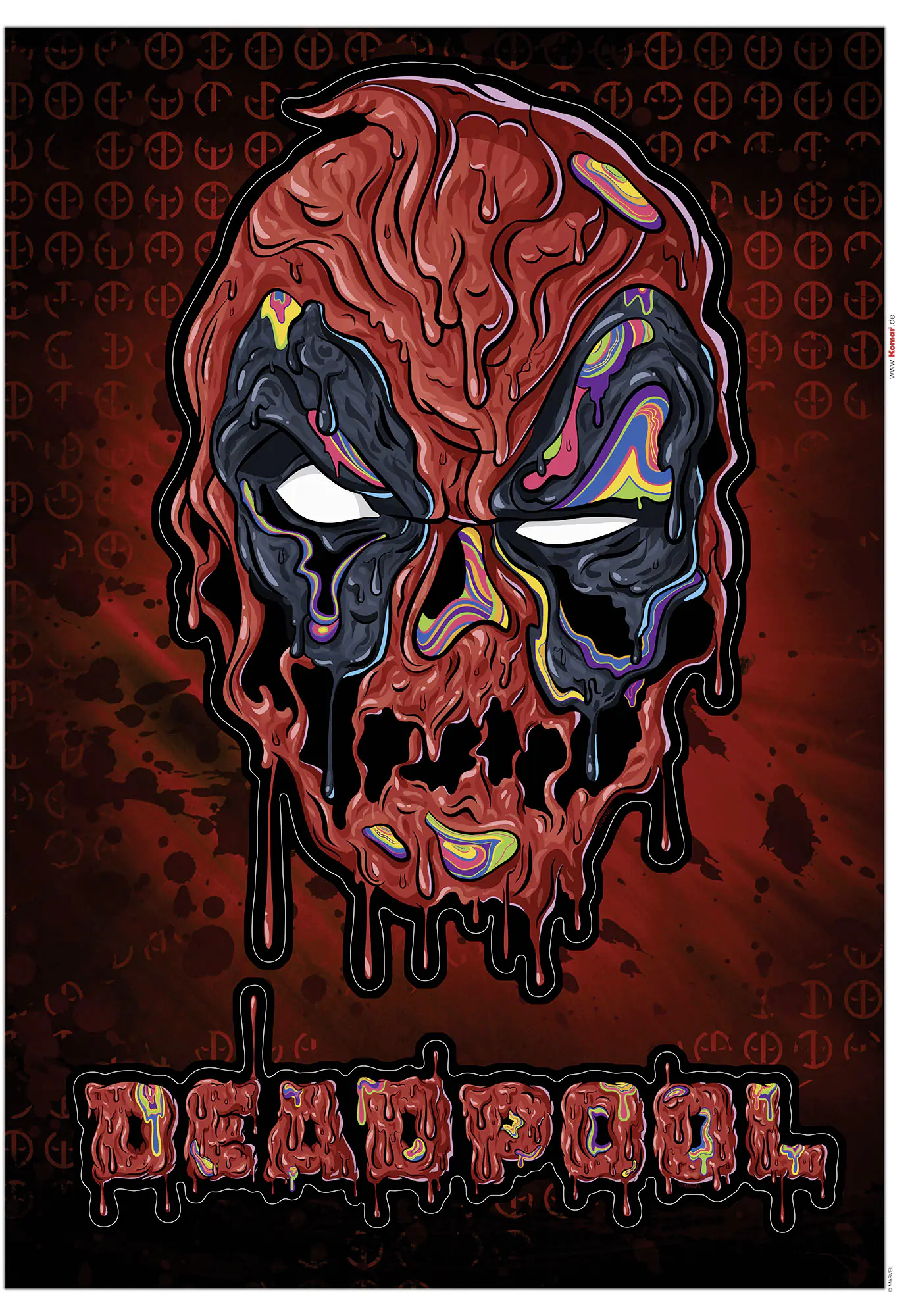 Komar Dekosticker Deadpool Meltpool 50 x 70 cm  