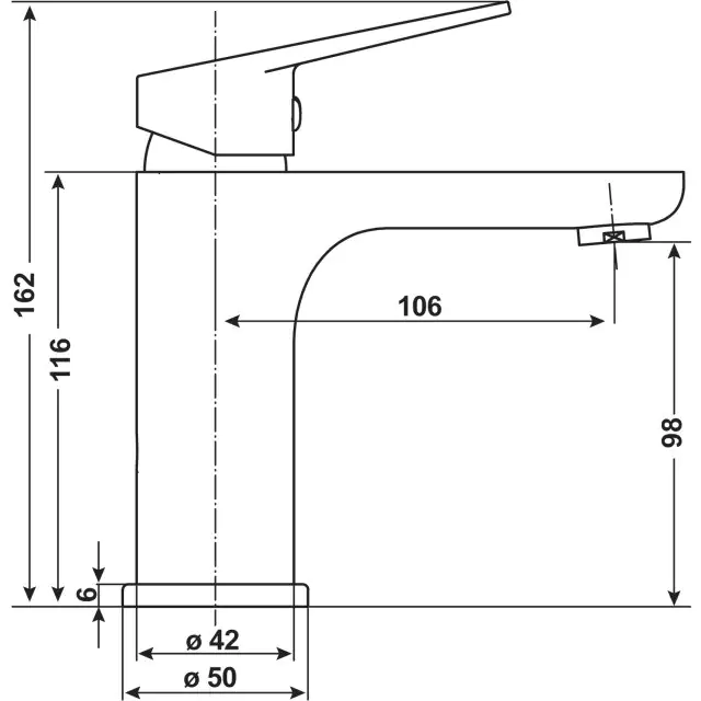 Cornat Waschtischarmatur Pelao verchromt