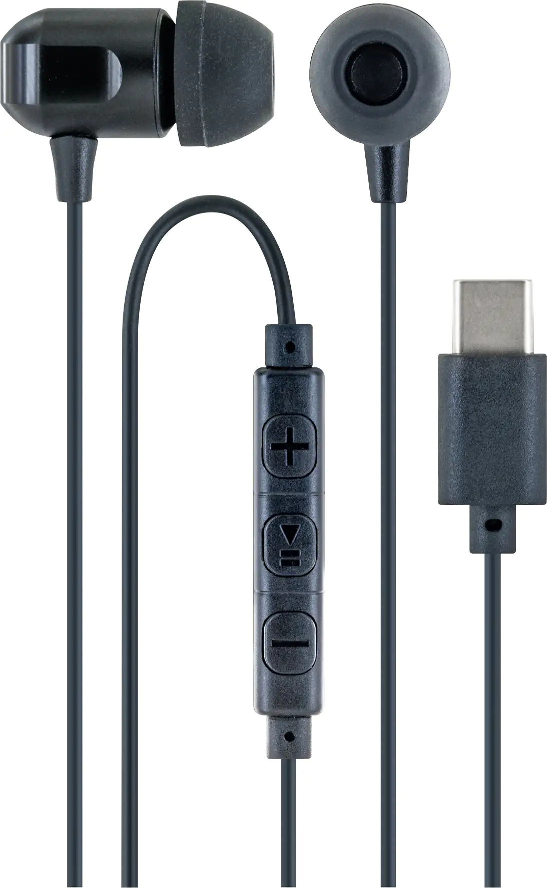 Schwaiger Kopfhörer In-Ear schwarz Mikrofon, USB-C Anschluss