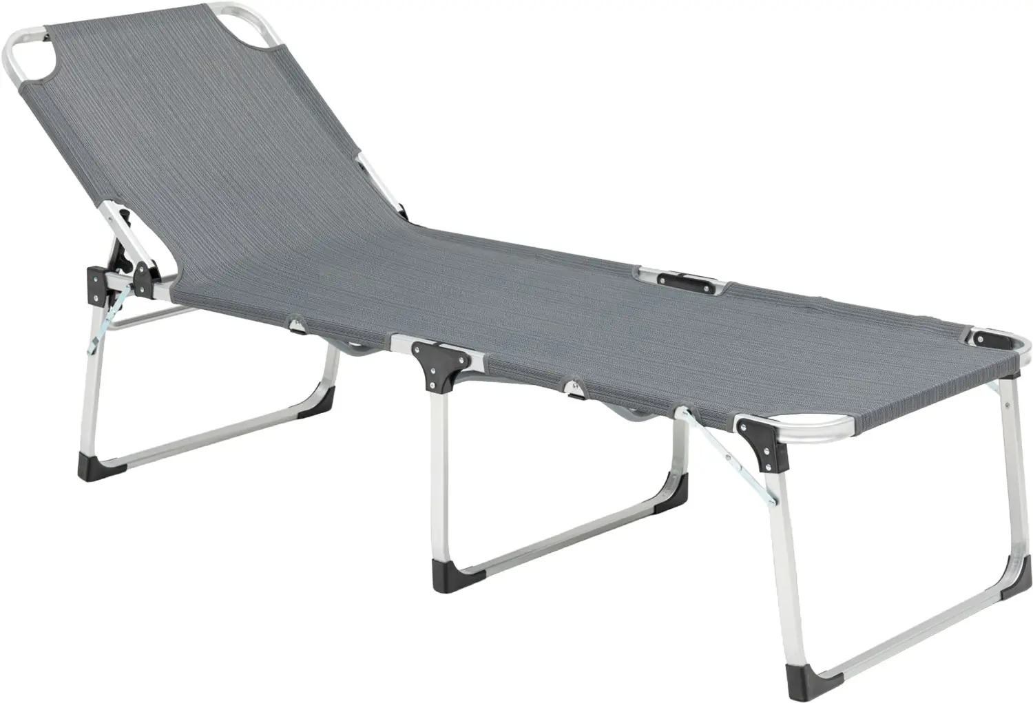 TrendLine Sonnenliege Aluminium Deluxe XL grau