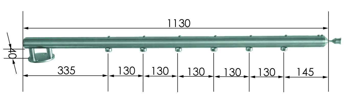 Treba E78 MegaTec Geländerstab