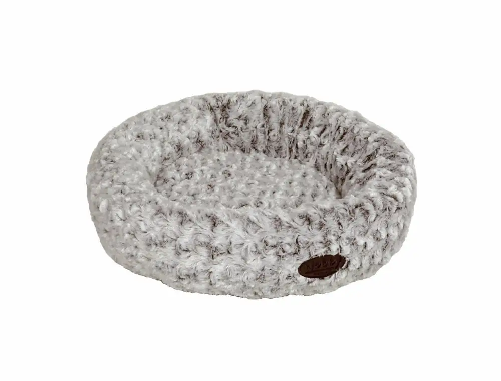 Nobby Kuschelbett Donut Arusha rund Ø 45 cm braun meliert