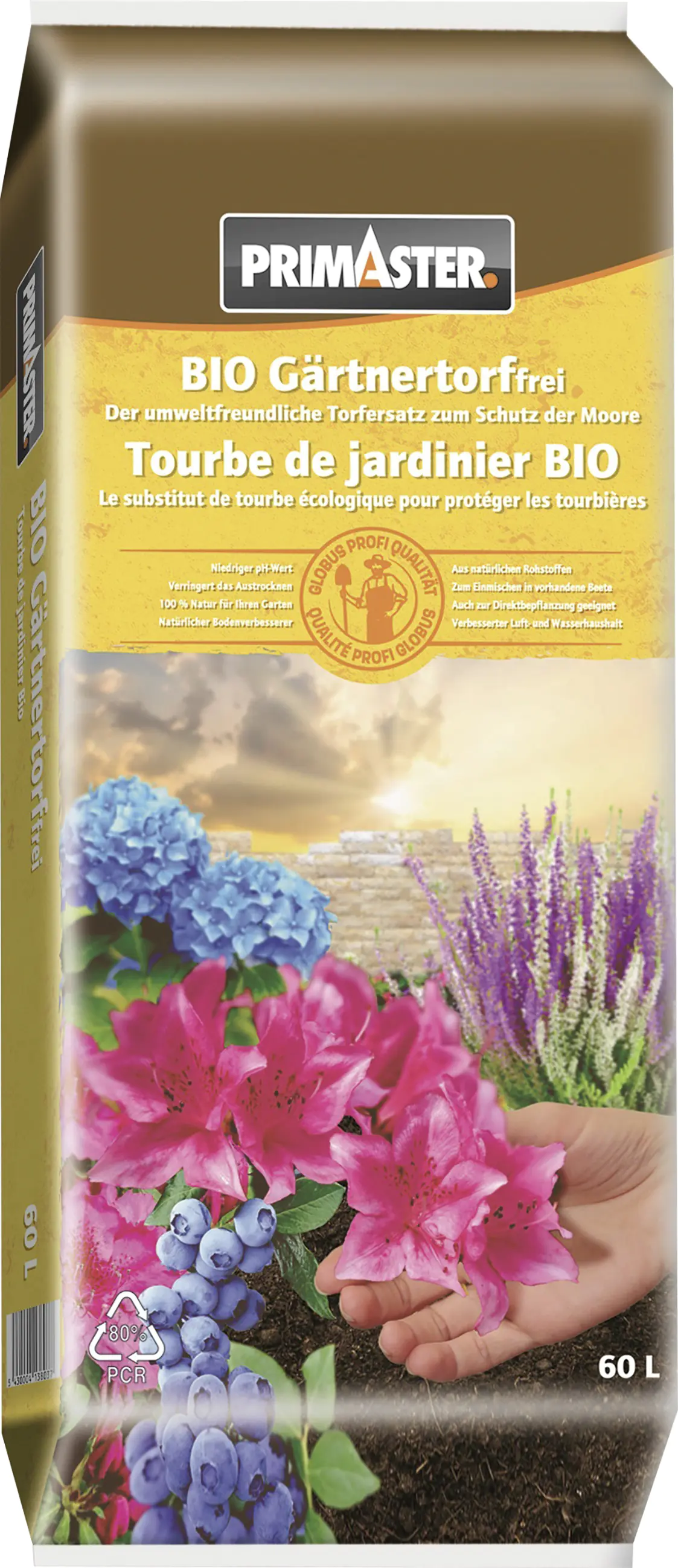 Primaster Bio Gärtnertorffrei 60 L
