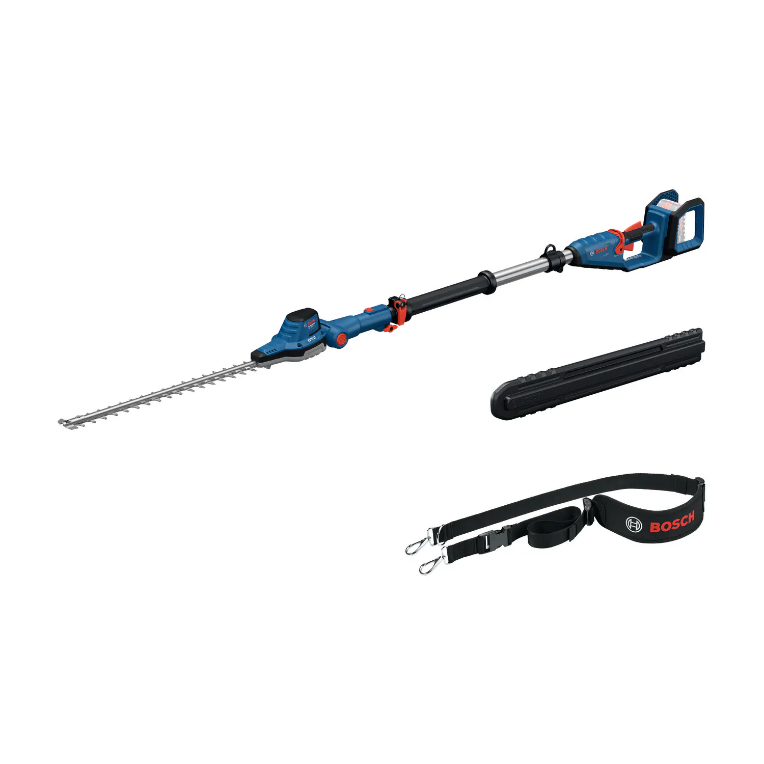Bosch Professional Akku-Teleskop Heckenschere GHE 18V-50 TP mit Schultergurt Solo