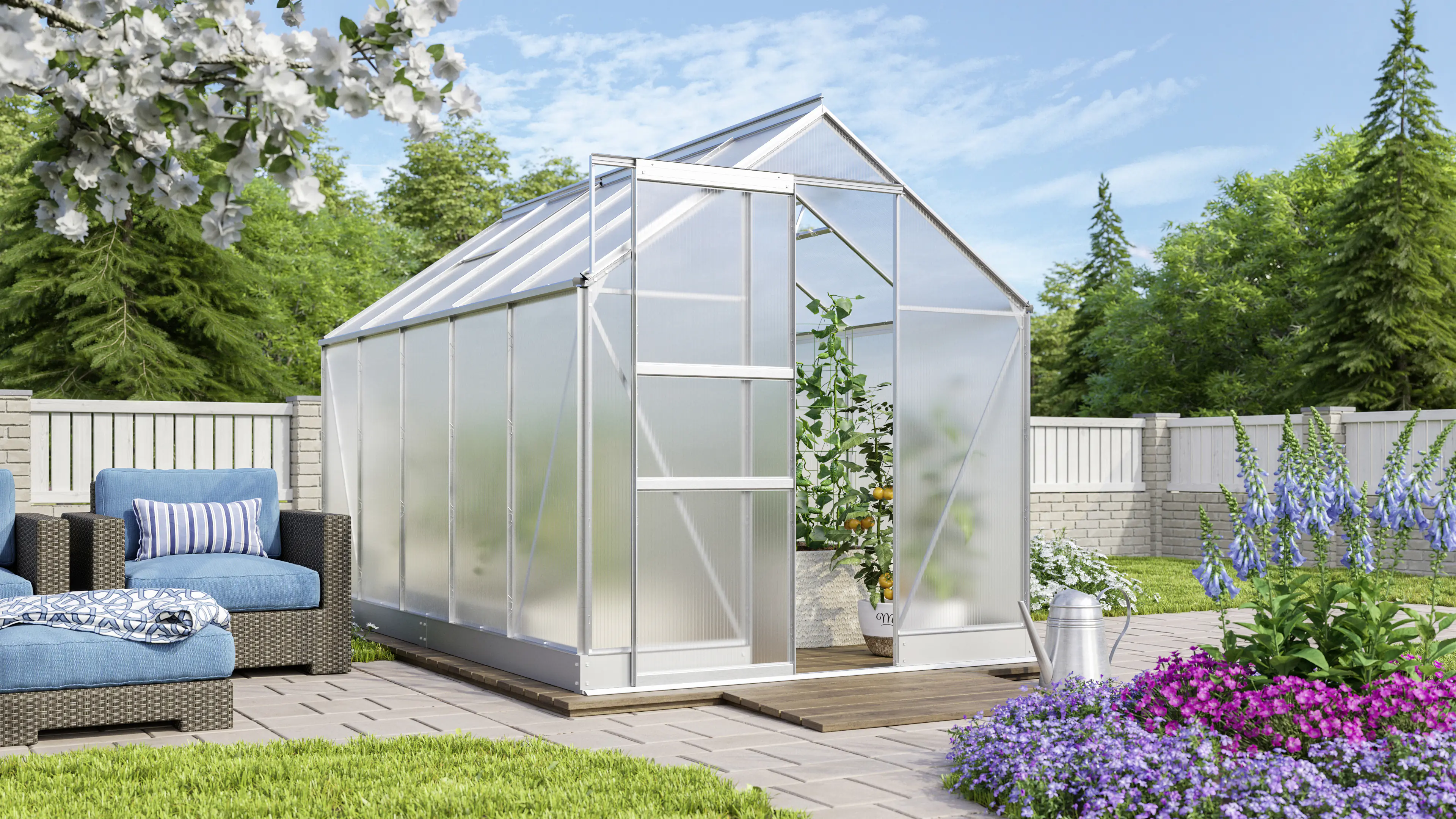 Vitavia Gewächshaus Apollo 6200 194 x 326 cm 4 mm HPK