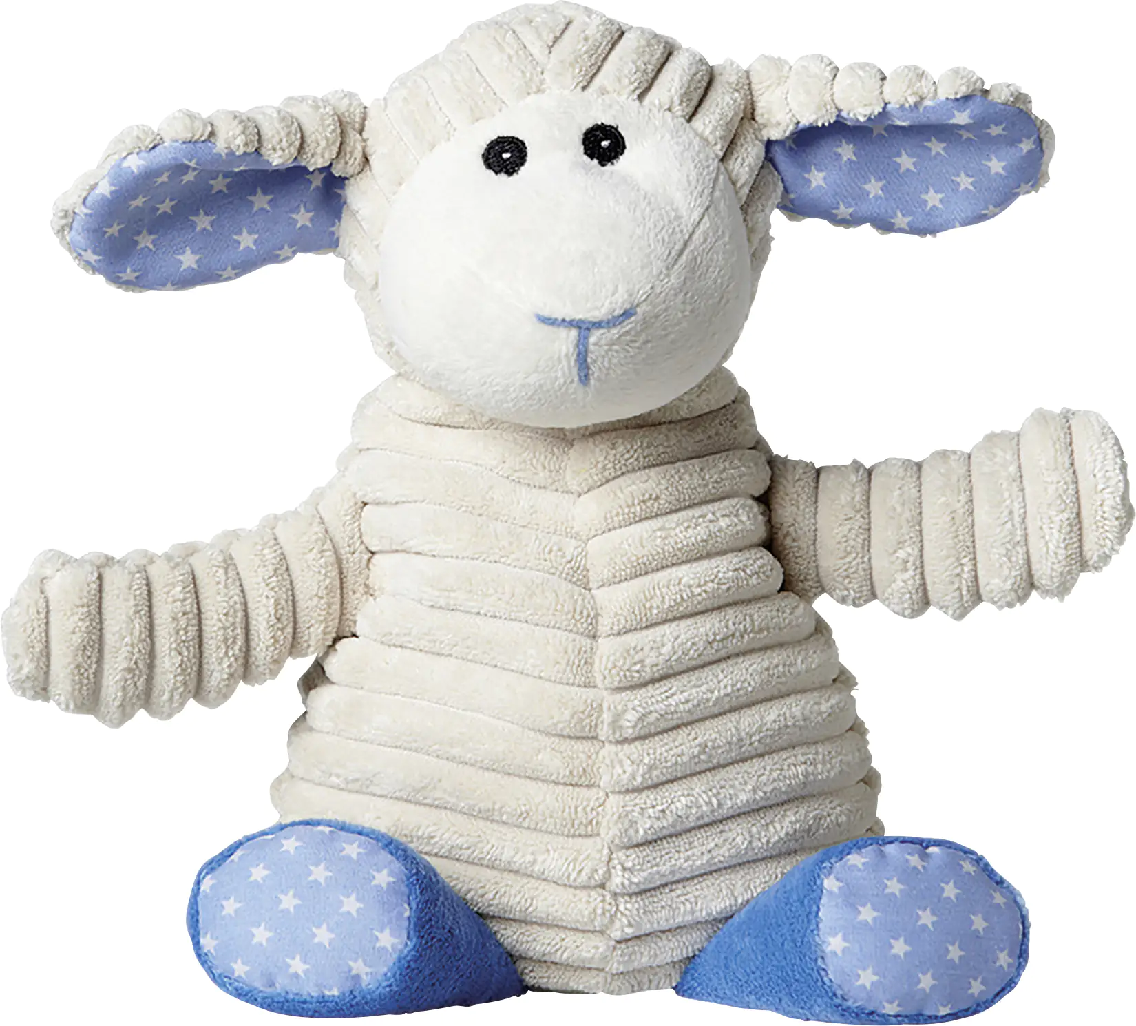 Warmies Pure Wärmekuscheltier Schaf Sternchen beige/blau
