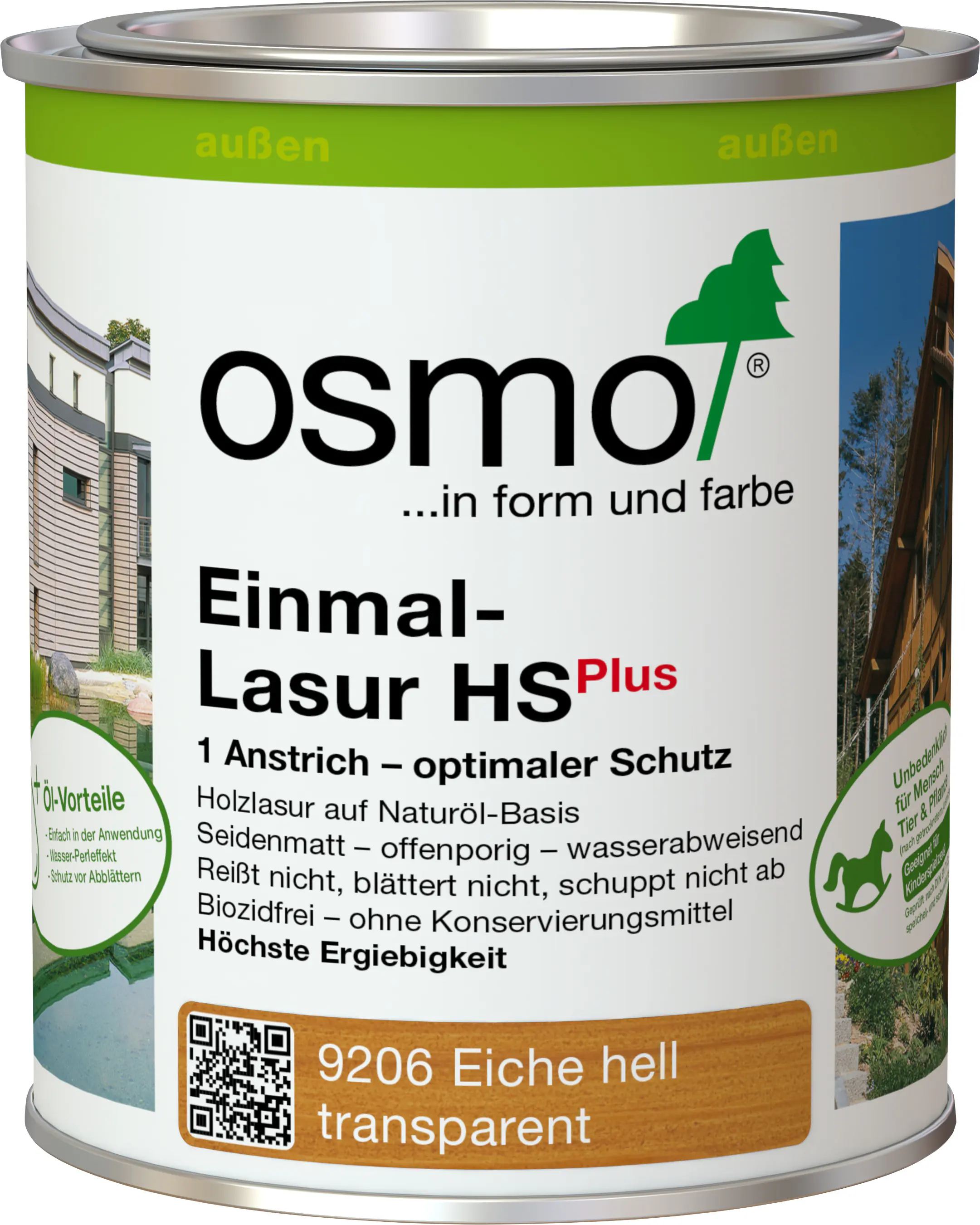 Osmo Einmal-Lasur HS Plus 750 ml eiche hell