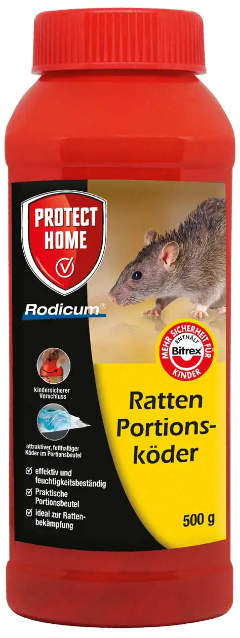 Protect Home Rodicum Ratten Portionsköder 500 g Protect Home Rodicum Ratten Portionsköder 500 g