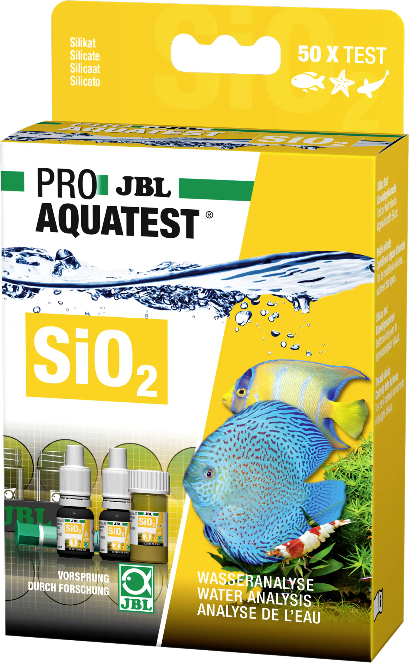 JBL PROAQUATEST SiO2 Silikat weiß / transparent / schwarz