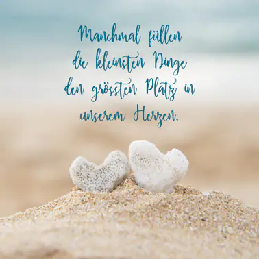 Deco-Canvas Bild - Kleine Dinge 35 x 35 cm