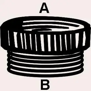 Cornat Übergangsstück M22/1 x 12,7 mm (1/2") / Messing verchromt