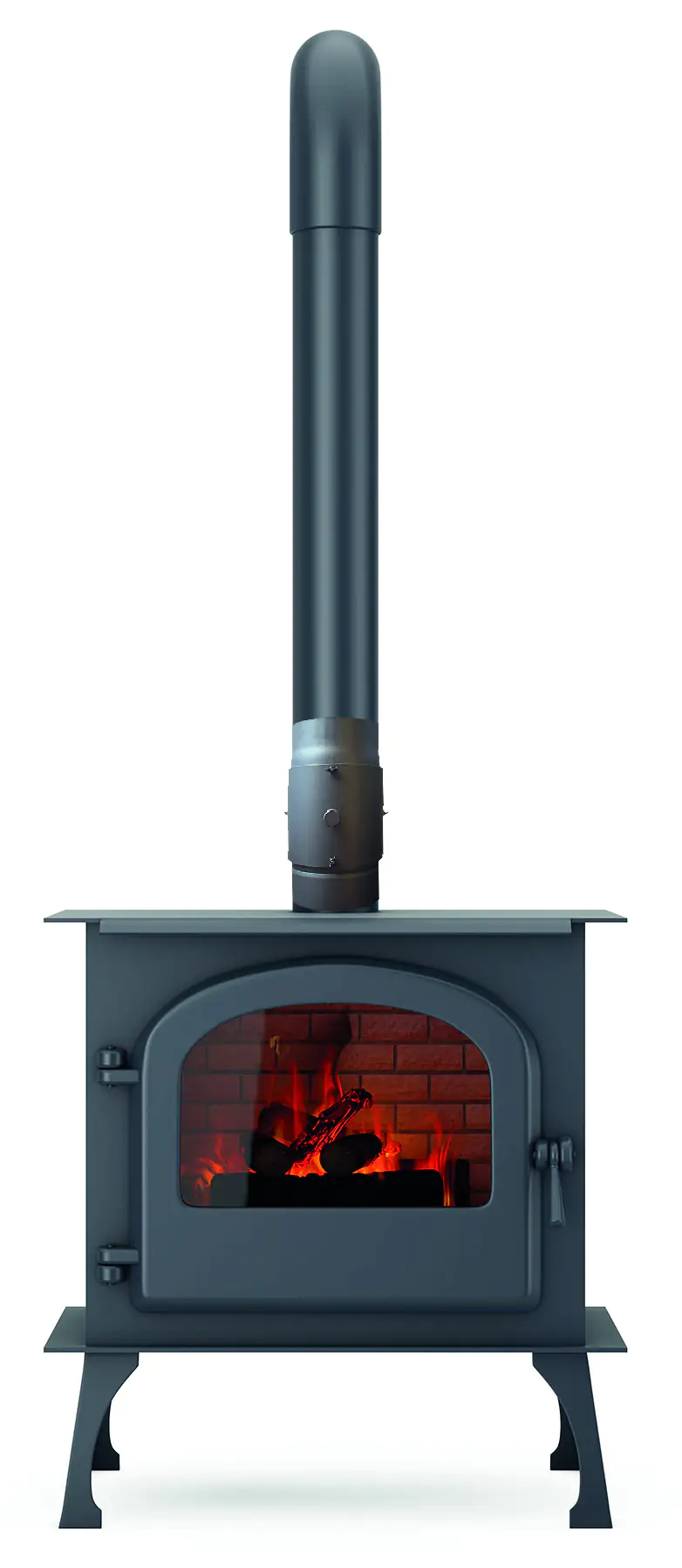 Firefix KaminfilterKat dunkelgrau Kaminfilter zum Nachrüsten