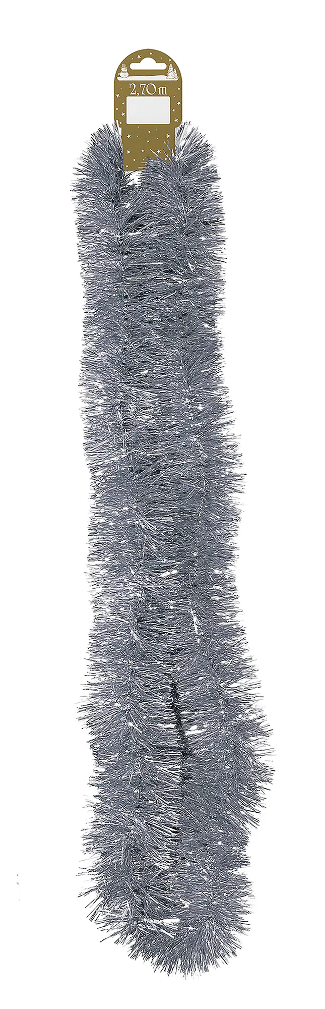 Girlande Kunststoff 270 cm silber