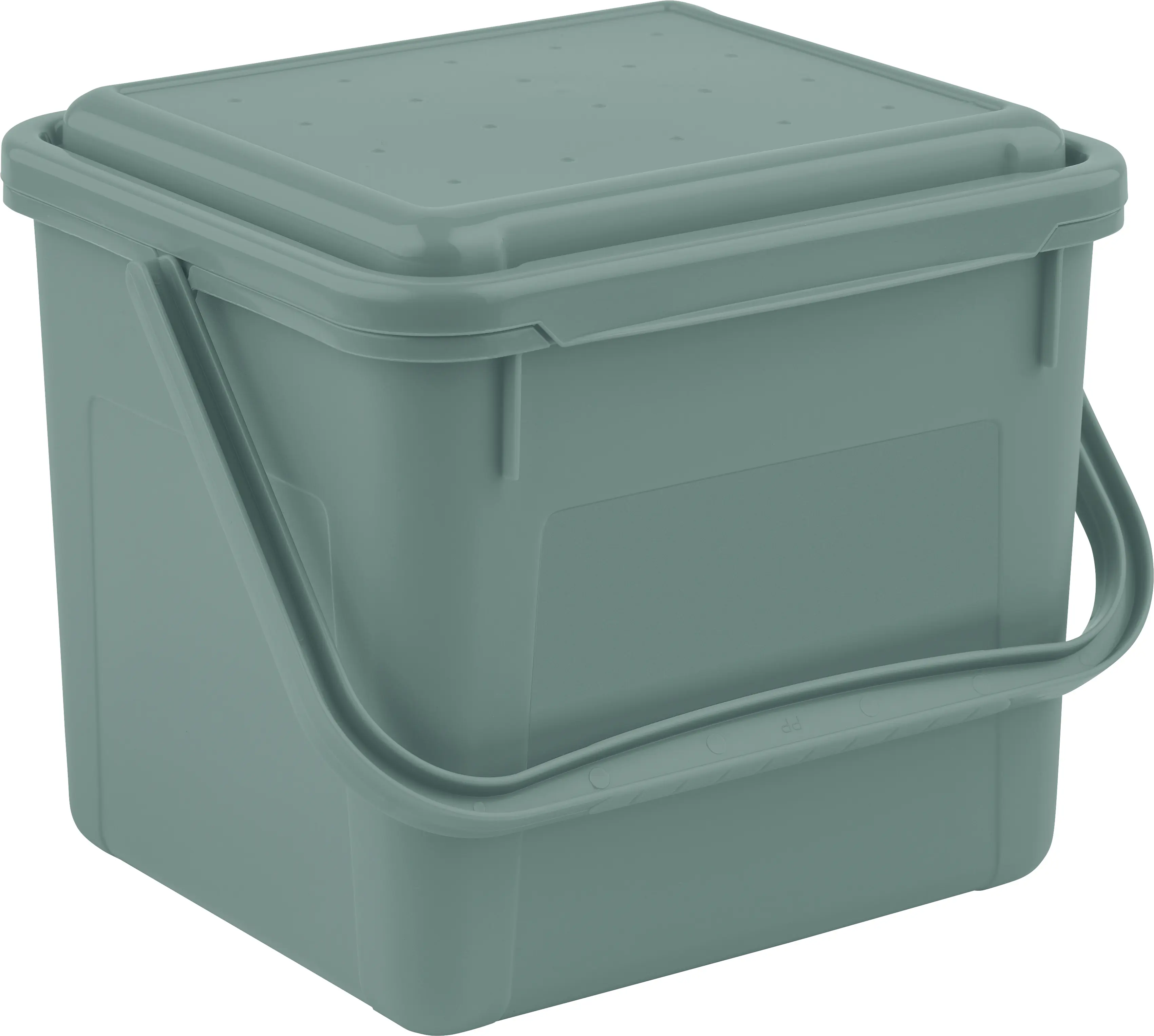 Rotho Komposteimer Bio 5 L misletoe green Rotho Komposteimer Bio 5 L misletoe green