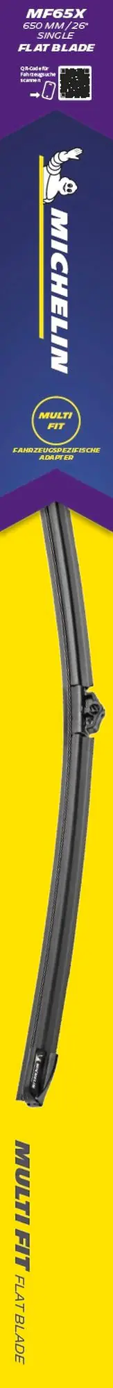 Michelin Scheibenwischer Multi Fit Single MF65X  Michelin Scheibenwischer Multi Fit Single MF65X