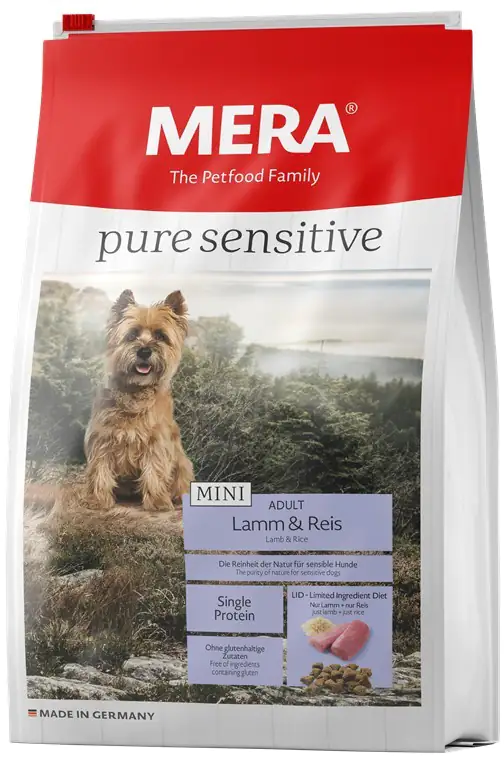 Mera Dog Pure Mini Lamm + Reis 1 kg Mera Dog Pure Mini Lamm + Reis 1 kg