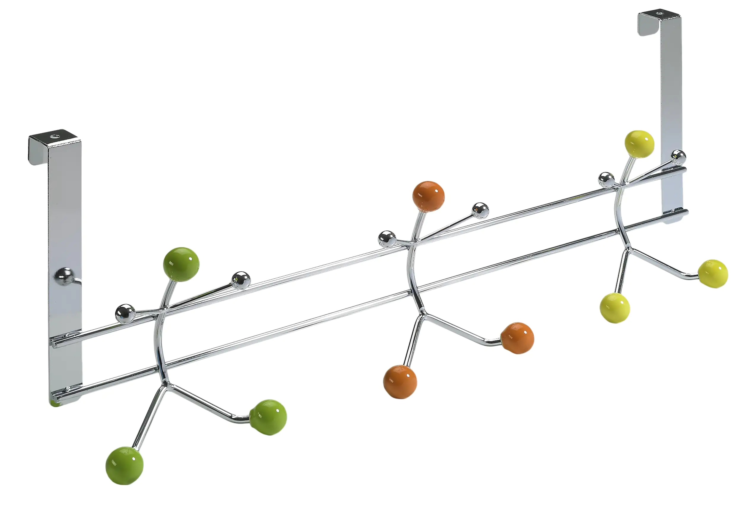 Hettich Türgarderobe 3 Haken 48,0 x 19,0 x 7,3 cm Stahl/Porzellan Hettich Türgarderobe 3 Haken 48,0 x 19,0 x 7,3 cm Stahl/Porzellan