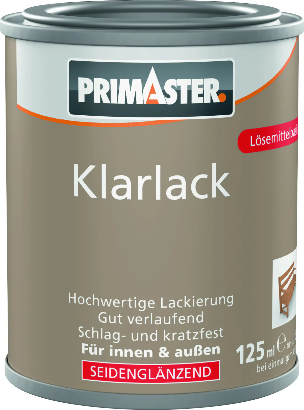 Primaster Klarlack 125 ml farblos seidenglänzend