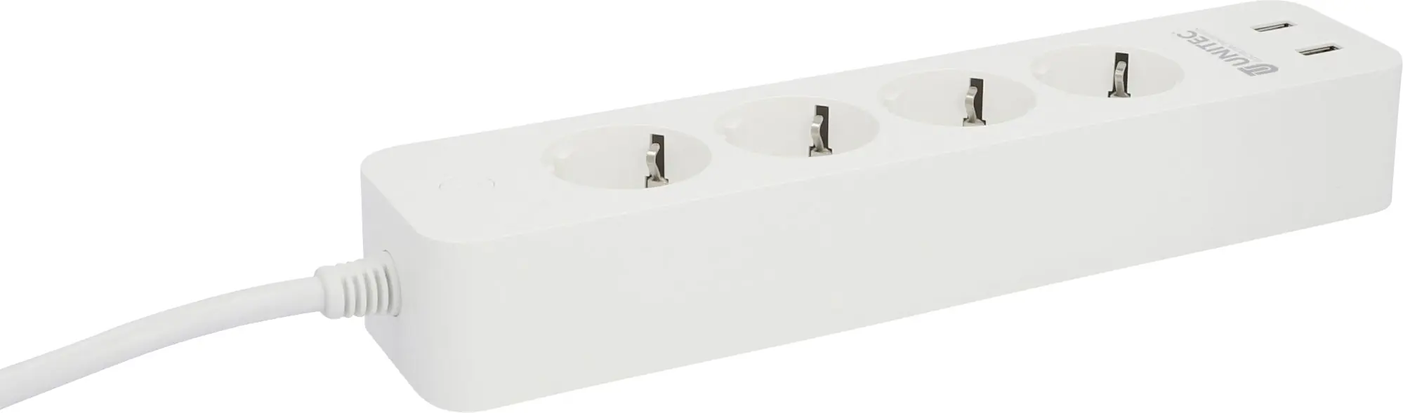 Unitec Steckdosenleiste 4-fach 1,8 m Wifi weiß, steuerbar mit Google Unitec Steckdosenleiste 4-fach 1,8 m Wifi weiß, steuerbar mit Google