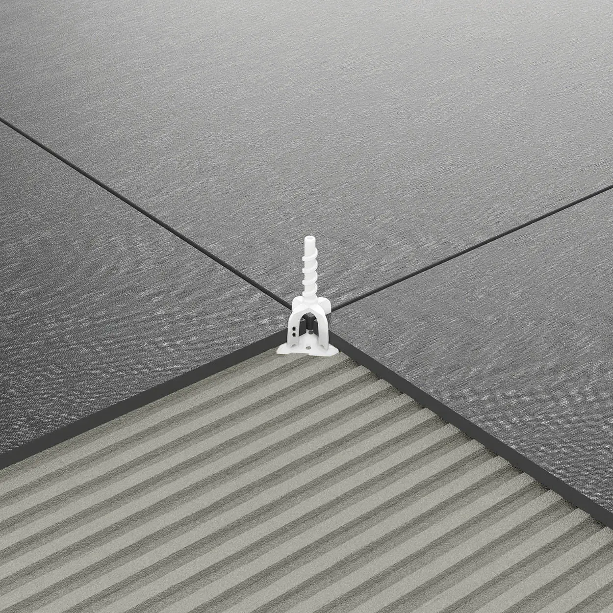 Proleveling Fliesen-Nivelliersystem Kreuz-Form 1 mm Fugenbreite Proleveling Fliesen-Nivelliersystem Kreuz-Form 1 mm Fugenbreite