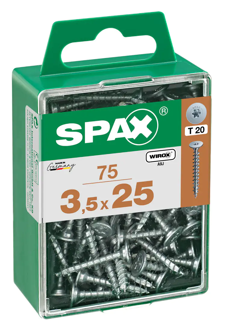 Spax Möbelbauschrauben 3.5 x 25 mm TX 20 - 75 Stk.