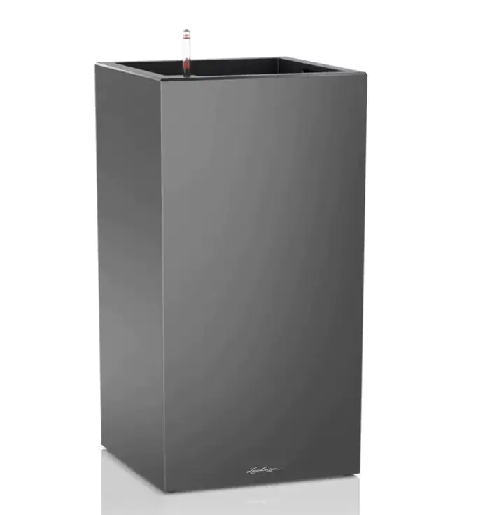 Lechuza Pflanzgefäß Canto Premium 40 high anthrazit metallic