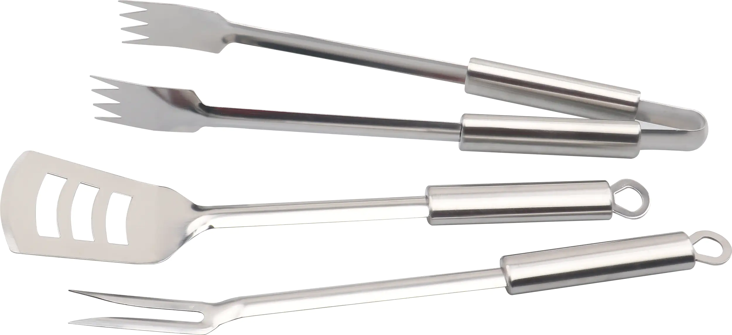 TrendLine Grillbesteck Edelstahl 3 teilig
