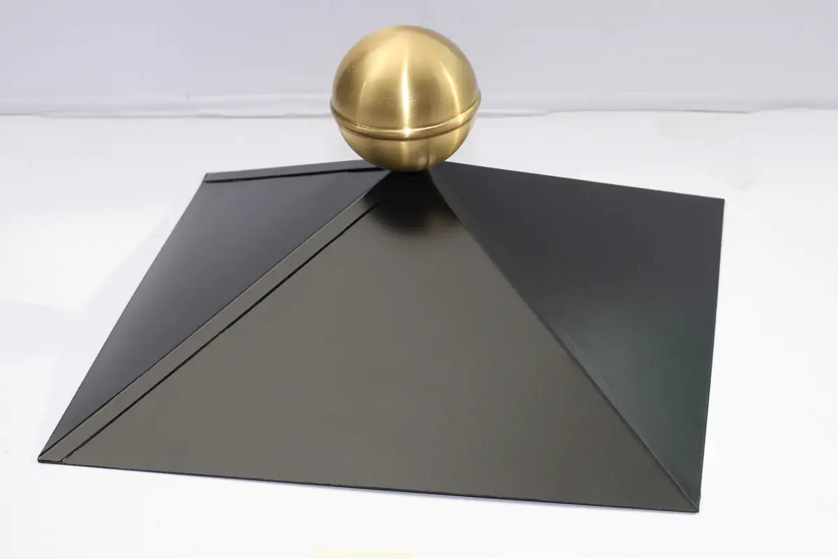 SKAN HOLZ Firstkappe 4eckig für 4-Eck Pavillons, Stahlblech,lackiert SKAN HOLZ Firstkappe 4eckig für 4-Eck Pavillons, Stahlblech,lackiert