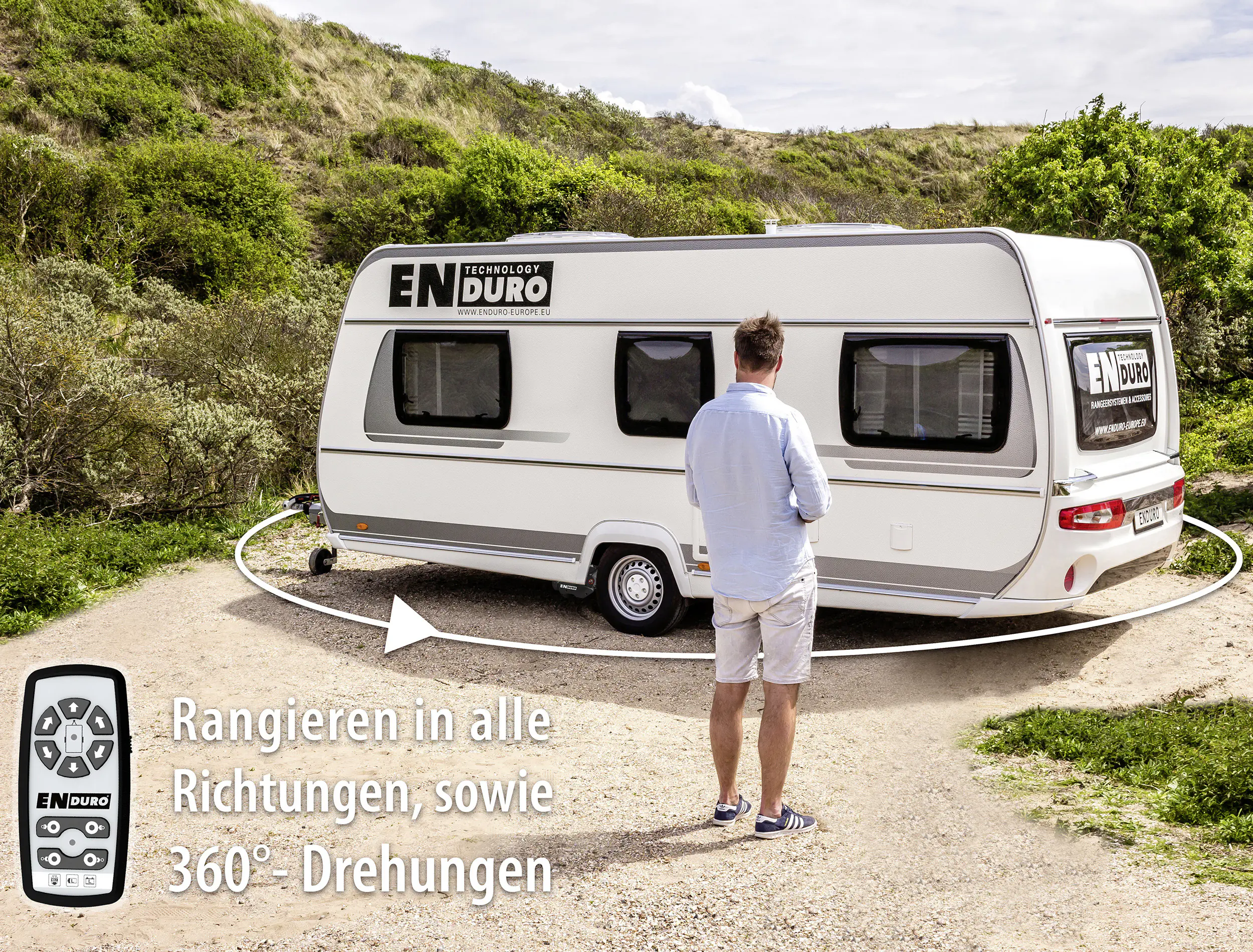 Enduro Rangierhilfe EM303A  max. 1800kg zul. Gesamtgewicht vollautomatisch