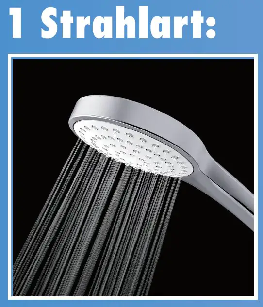 Primaster Handbrause Water Simple chrom-weiß wassersparend Primaster Handbrause Water Simple chrom-weiß wassersparend