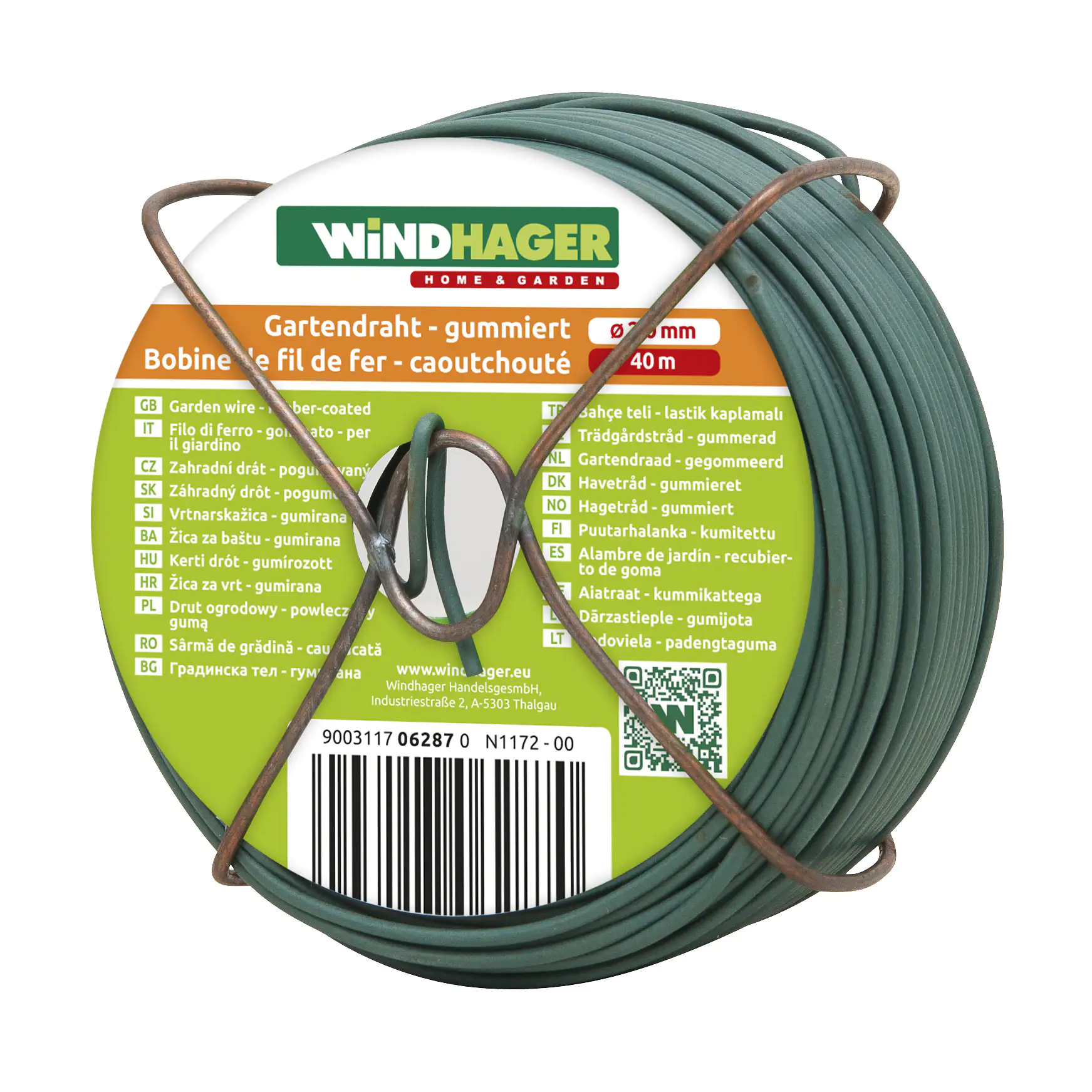 Windhager Gartendraht 40 m, grün