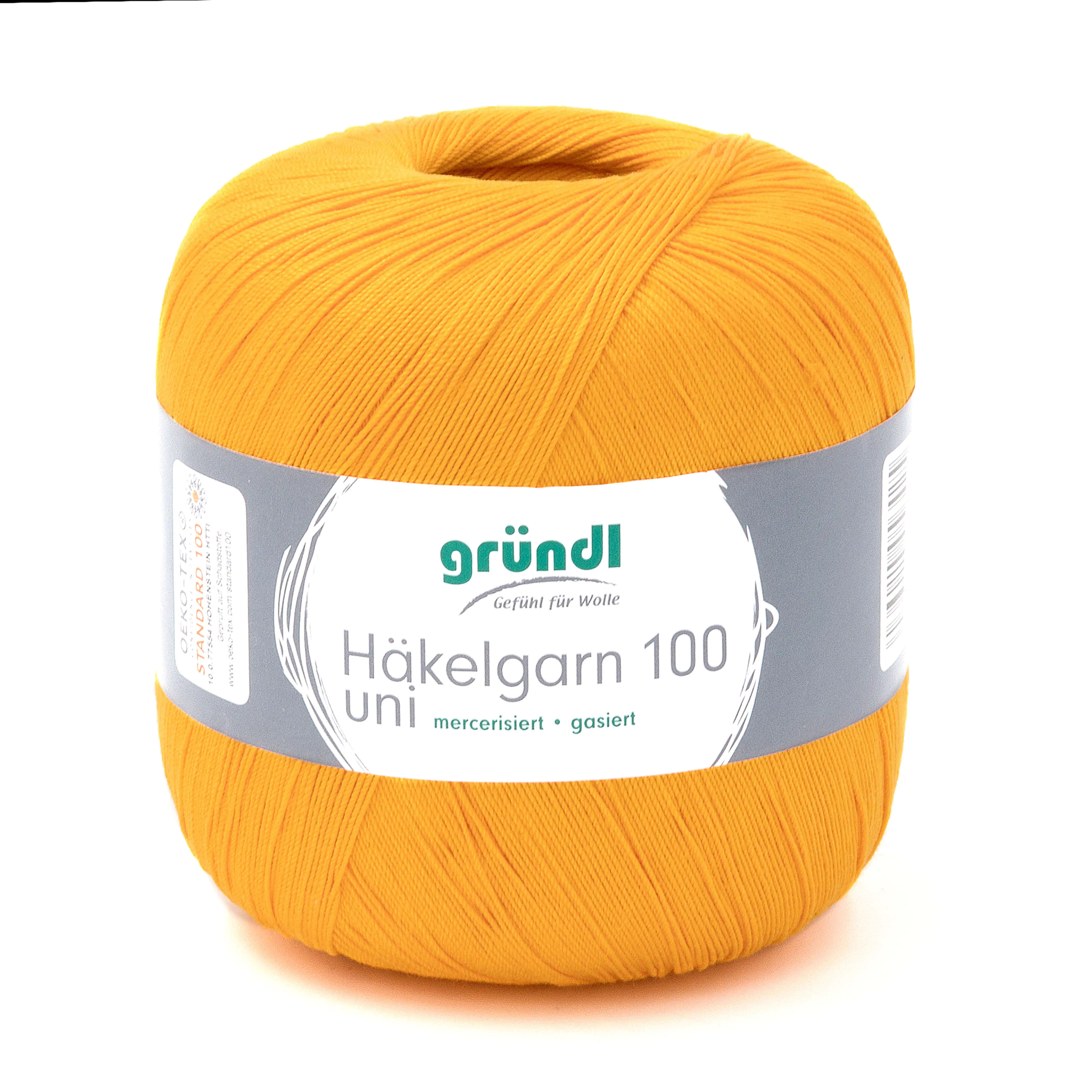 Gründl Häkelgarn 100 g orange