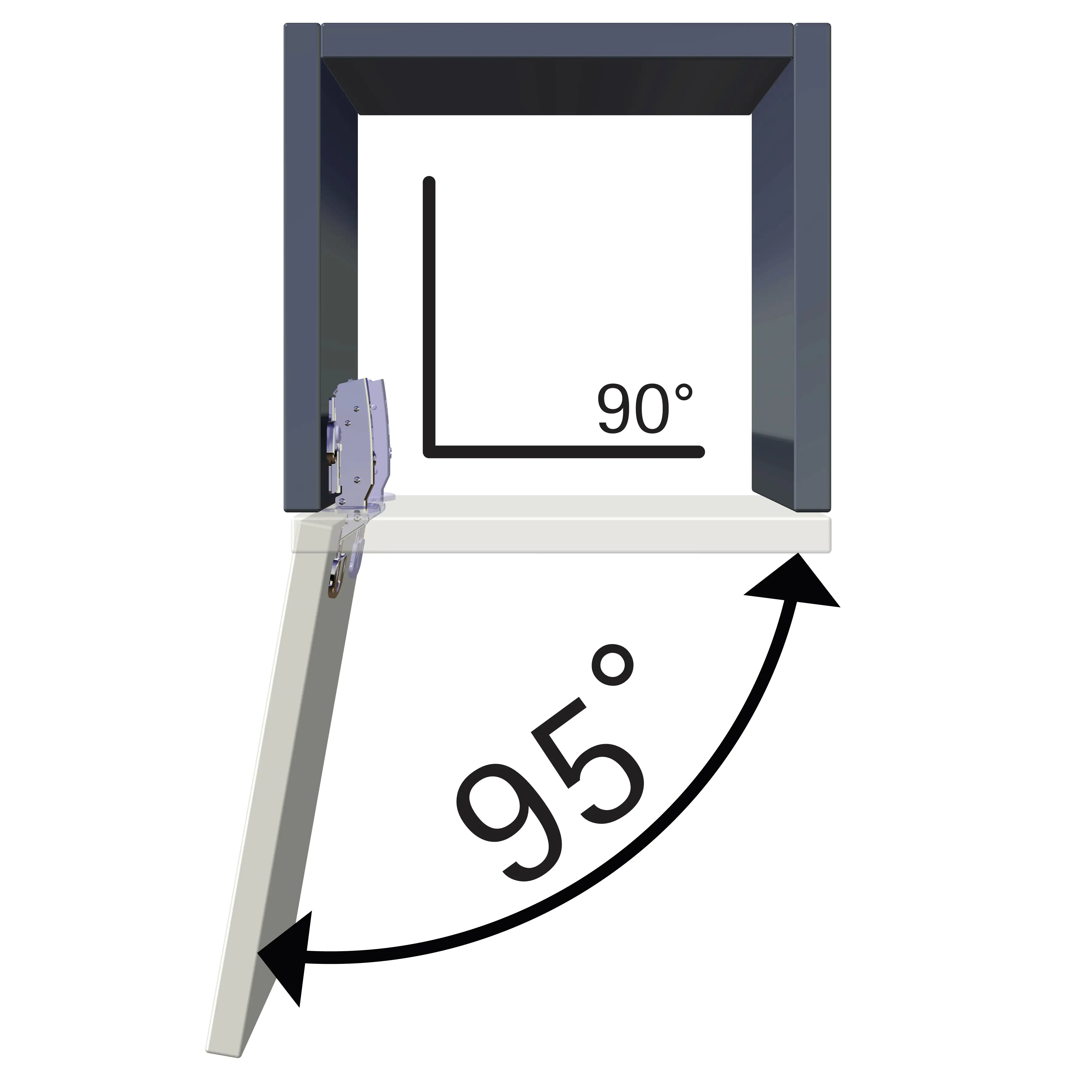 Hettich Mini-Topfscharnier innenliegend Ø 26 mm Hettich Mini-Topfscharnier innenliegend Ø 26 mm