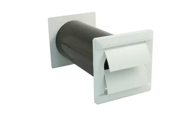 Marley Lüftung Teleskopkanal Ø 125 für Flachkanal System 125, weiß