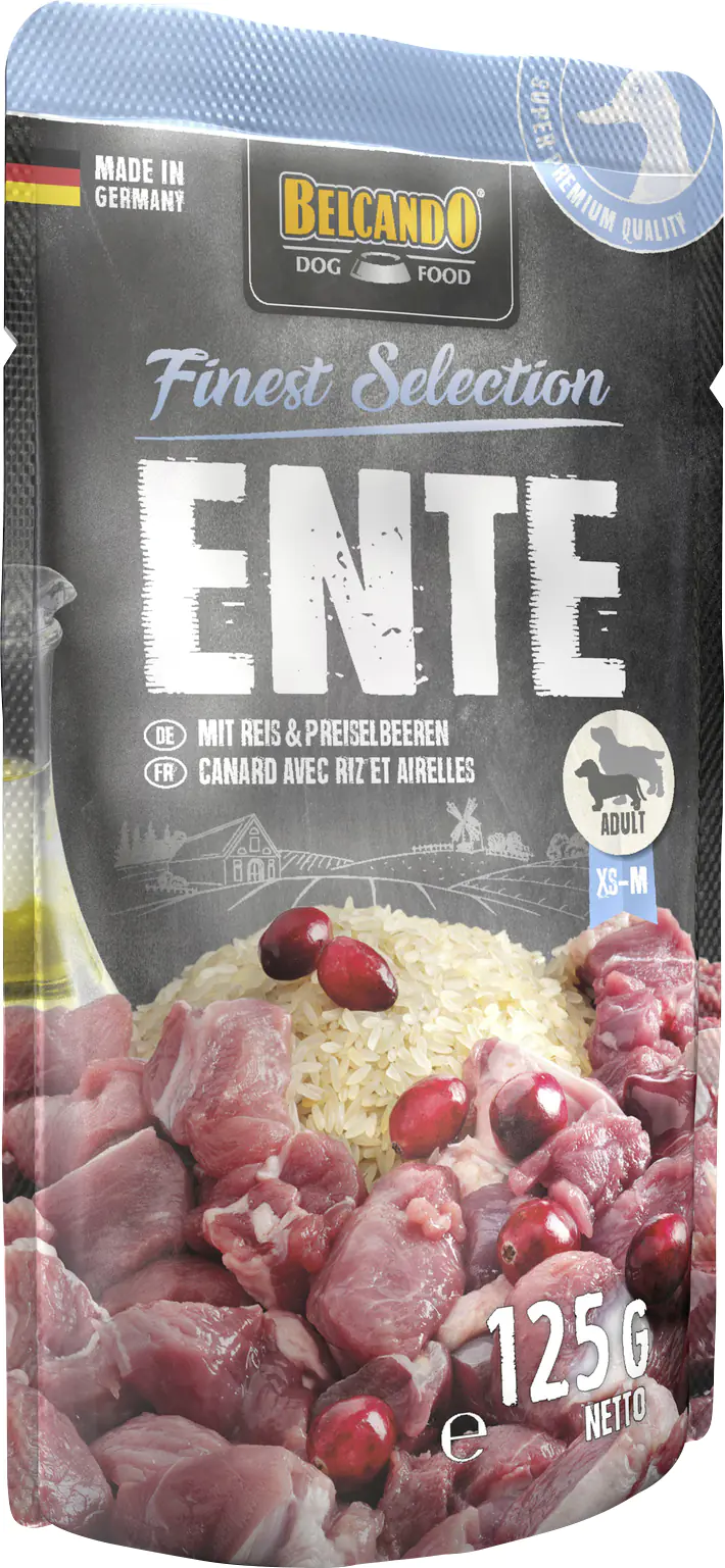 Belcando Hundenassfutter Ente mit Reis 125 g