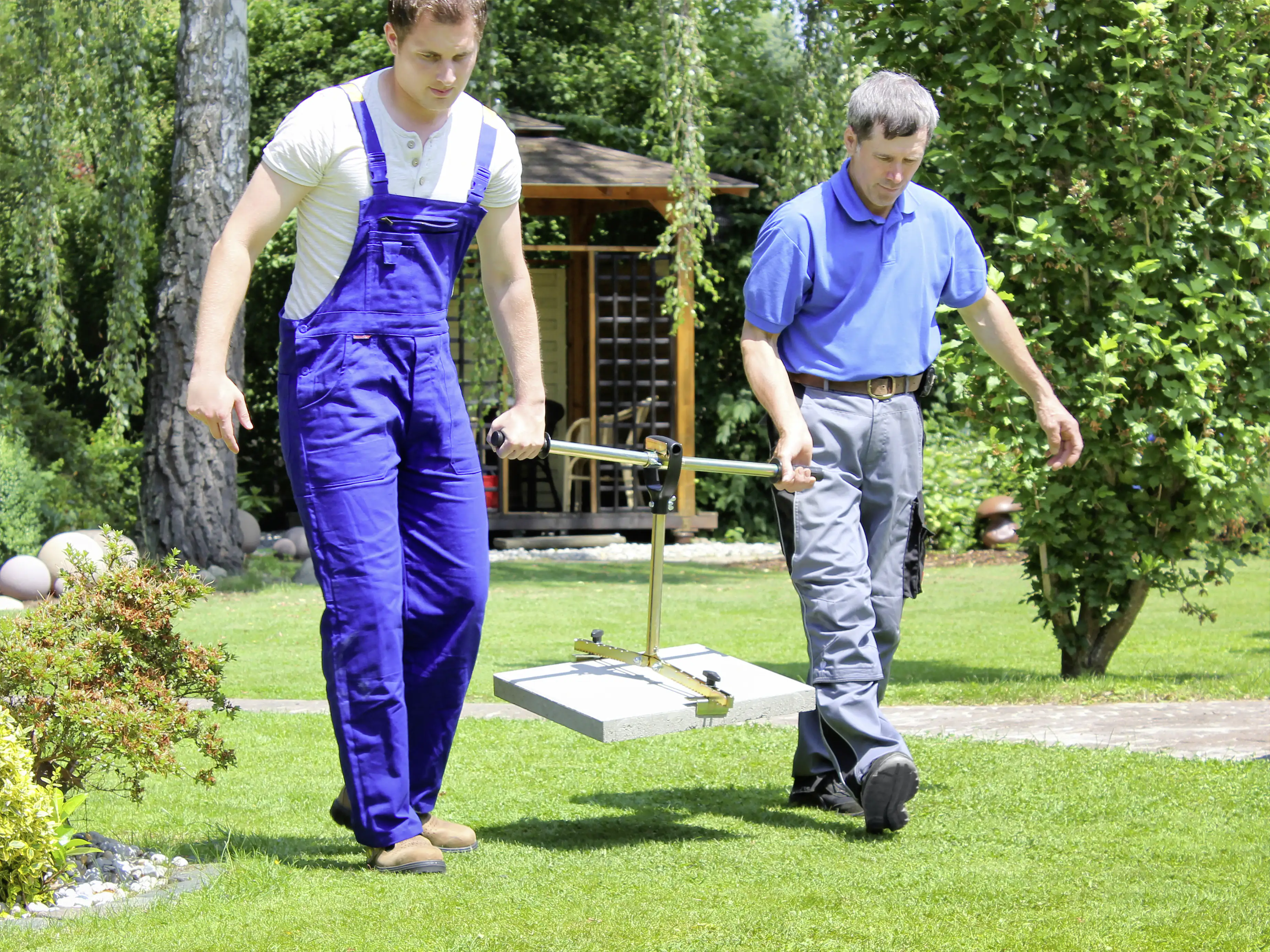 4015960010408_909008 Langfit Tragarm für Plattenheber bis 60 kg für 2 Personen