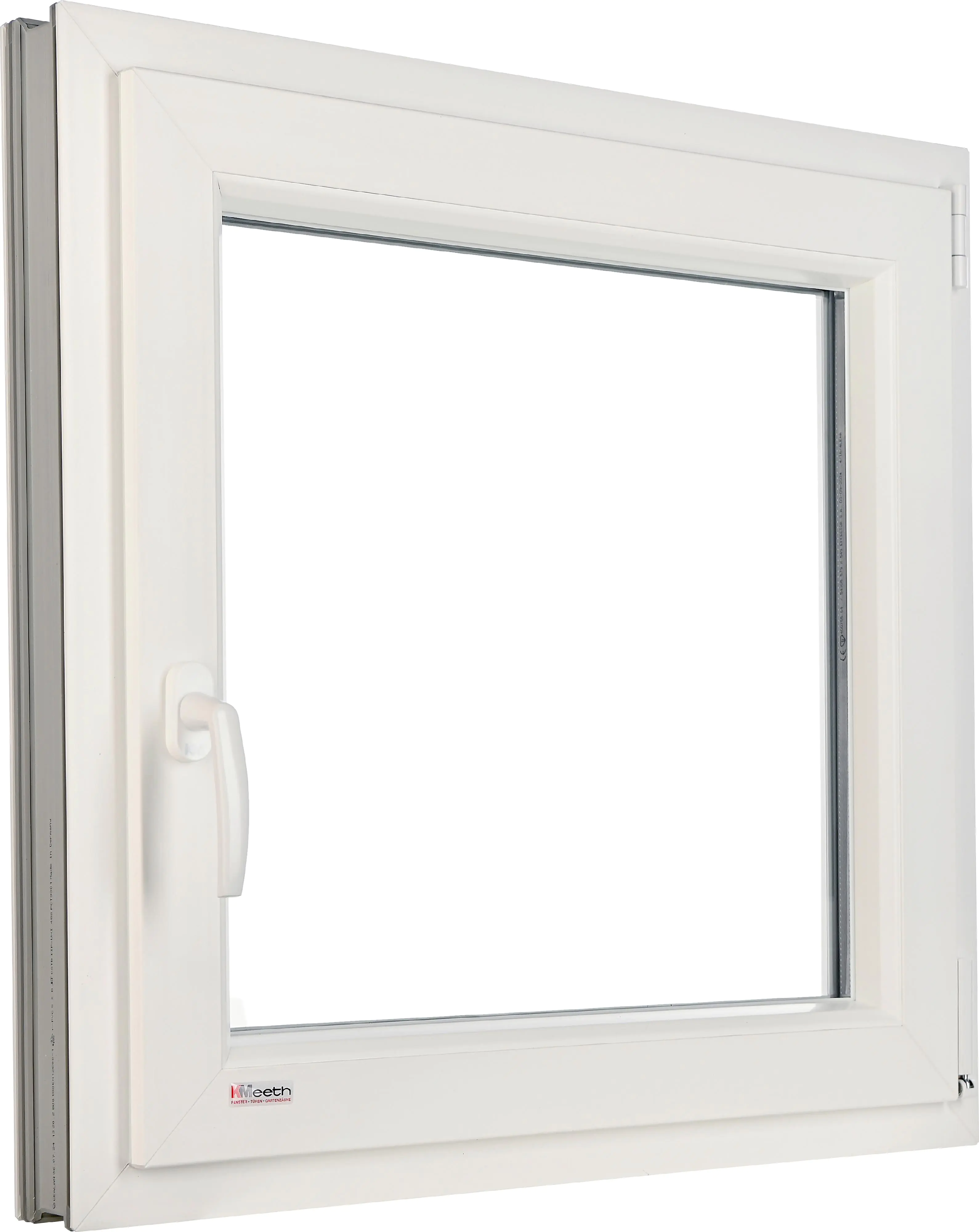Kunststofffenster Dreh-Kipp, DIN rechts, weiß, Serie G74/2, Modell 01 Kunststofffenster Dreh-Kipp, DIN rechts, weiß, Serie G74/2, Modell 01