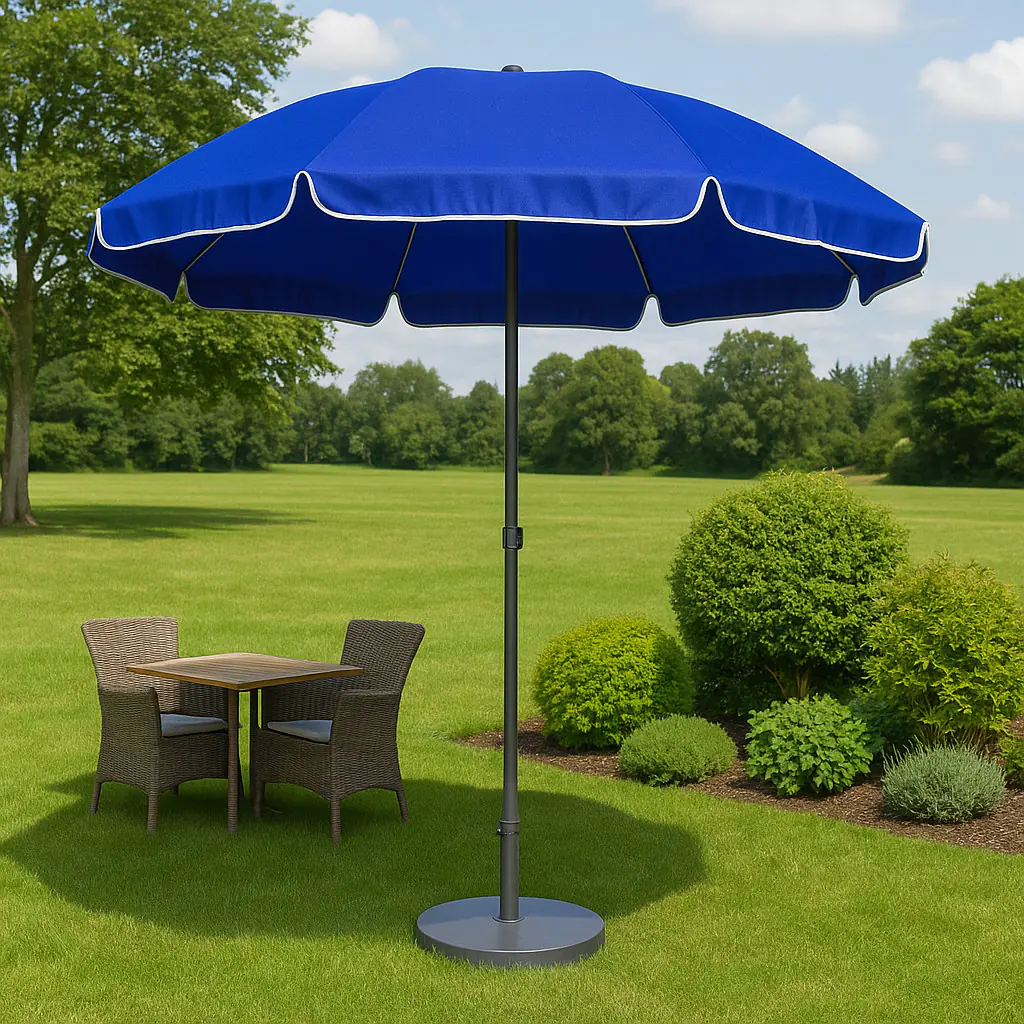 TrendLine Sonnenschirm blau, Ø 180 cm