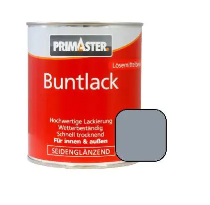 Primaster Buntlack RAL 7001 750 ml silbergrau seidenglänzend
