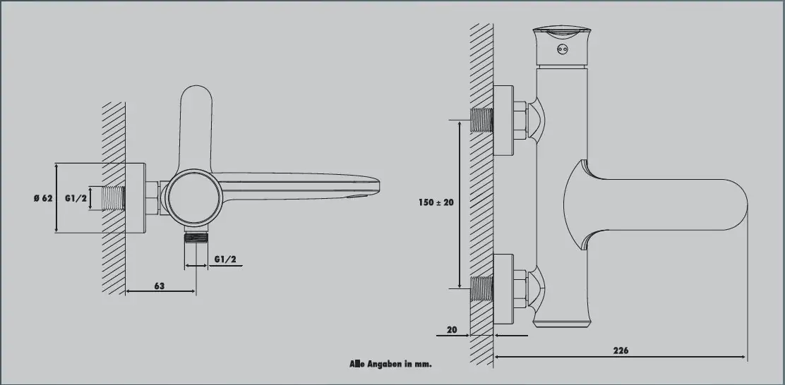 Primaster Badewannenarmatur Dresden verchromt Primaster Badewannenarmatur Dresden verchromt
