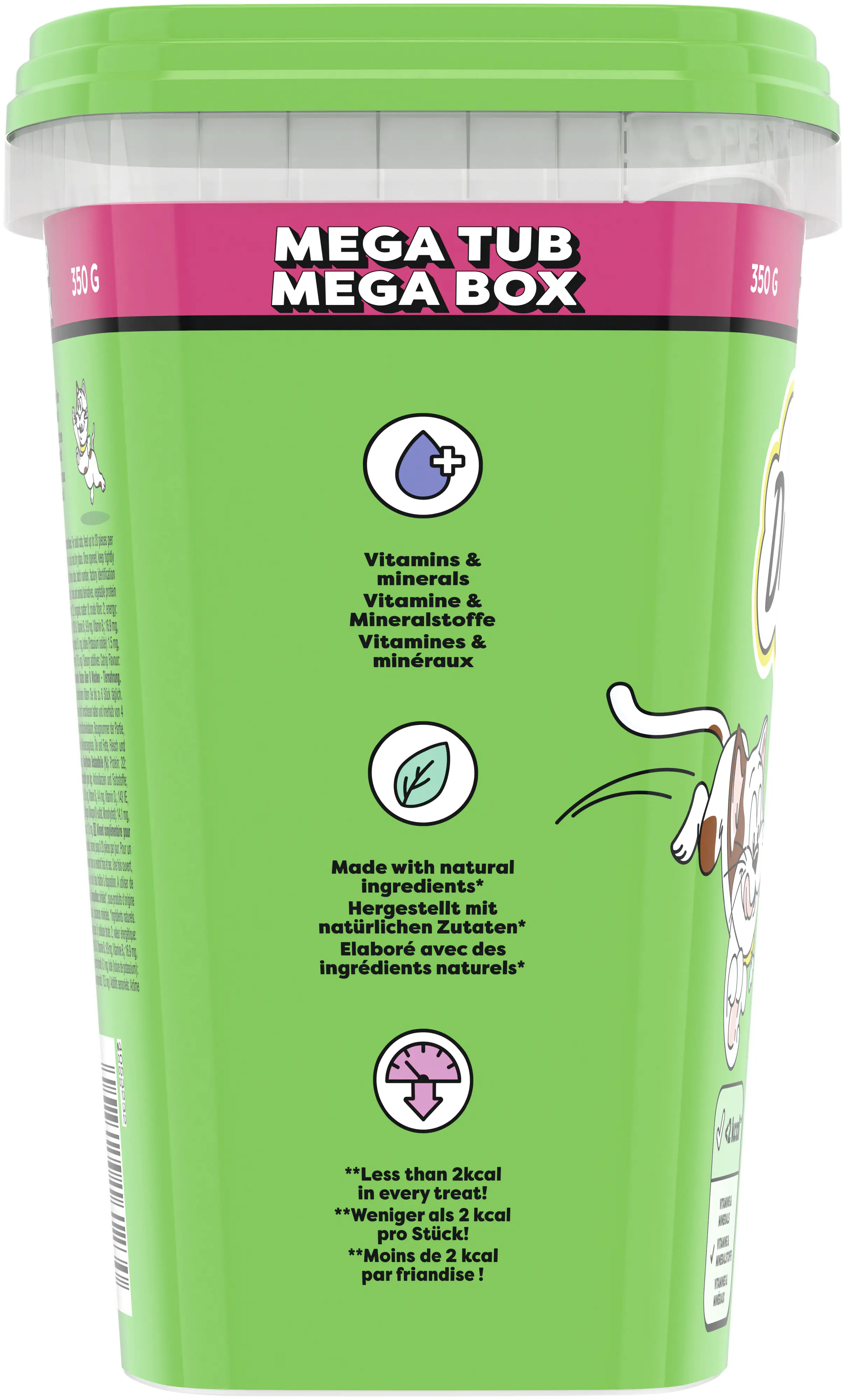 Dreamies Katzen Leckerli 350 g Box Katzenminze