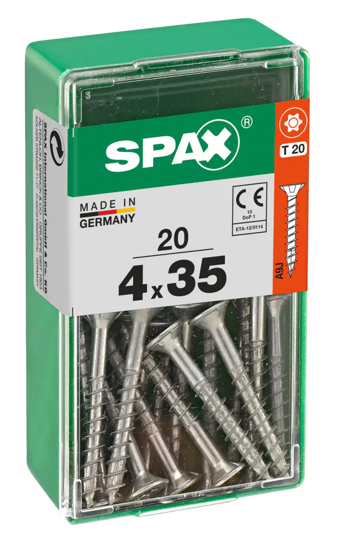 Spax Universalschrauben 4.0 x 35 mm TX 20 - 20 Stk.
