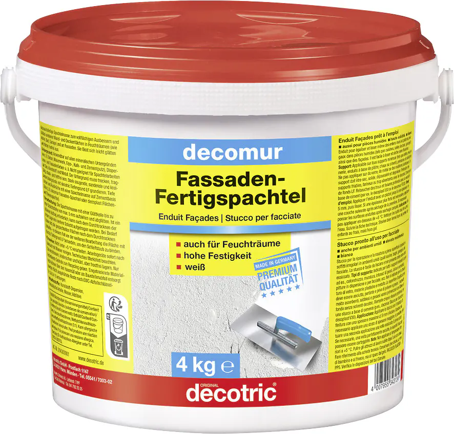 Decotric Decomur Fassaden-Fertigspachtel 4 kg