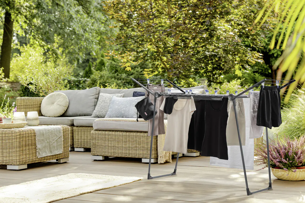 Leifheit Wäscheständer Pegasus 150 Solid Black