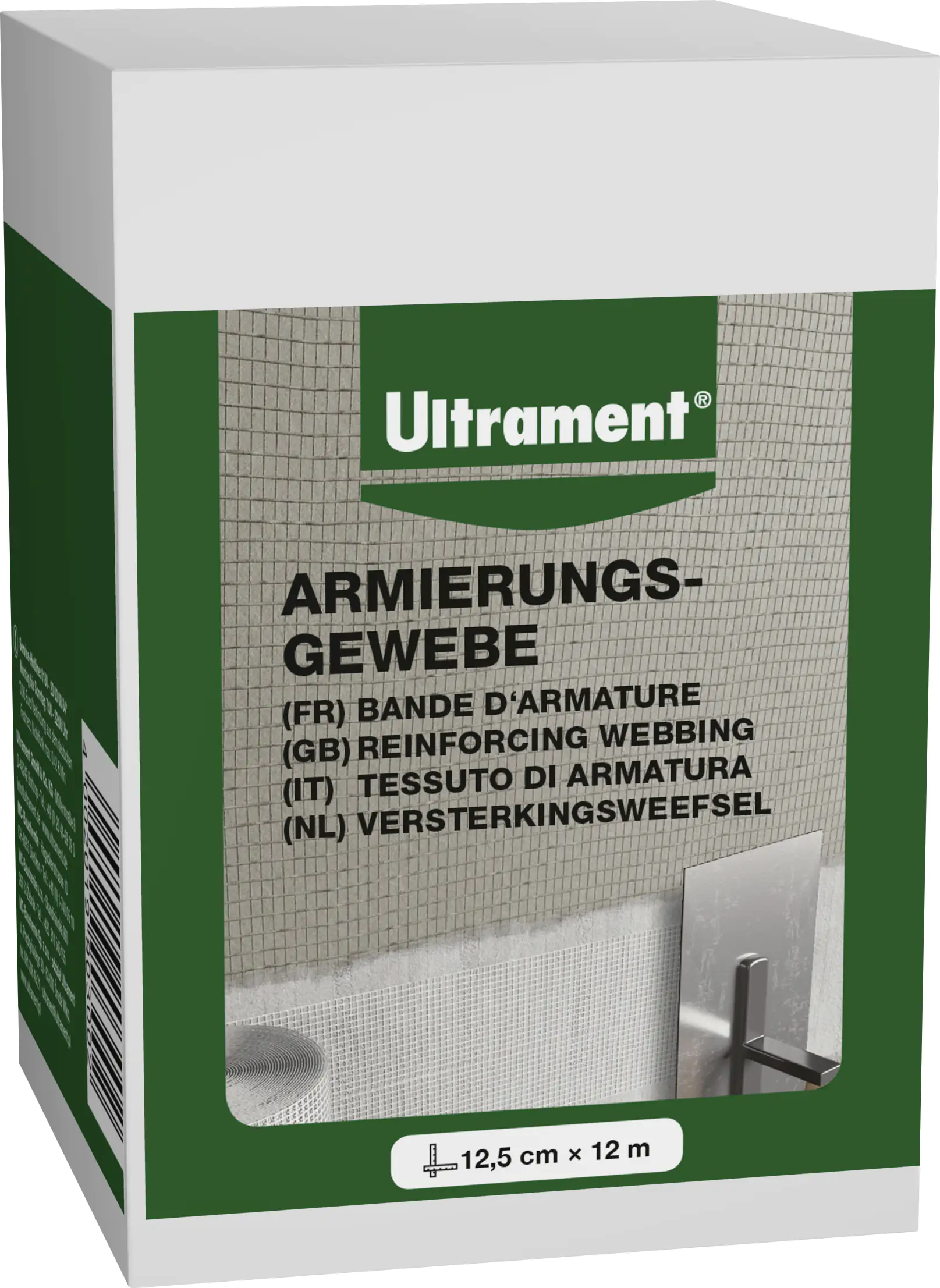Ultrament Armierungsgewebe 12 m x 12,5 cm Ultrament Armierungsgewebe 12 m x 12,5 cm
