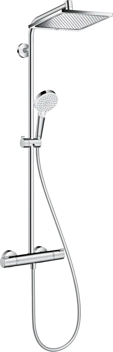 Hansgrohe Kopfbrausesystem Crometta E 240 mit Brausethermostat Hansgrohe Kopfbrausesystem Crometta E 240 mit Brausethermostat