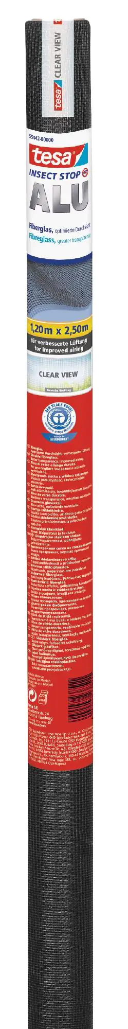 tesa Insektenschutz-Gitter Ersatzarolle anthrazit 120 x 250 cm tesa Insektenschutz-Gitter Ersatzarolle anthrazit 120 x 250 cm
