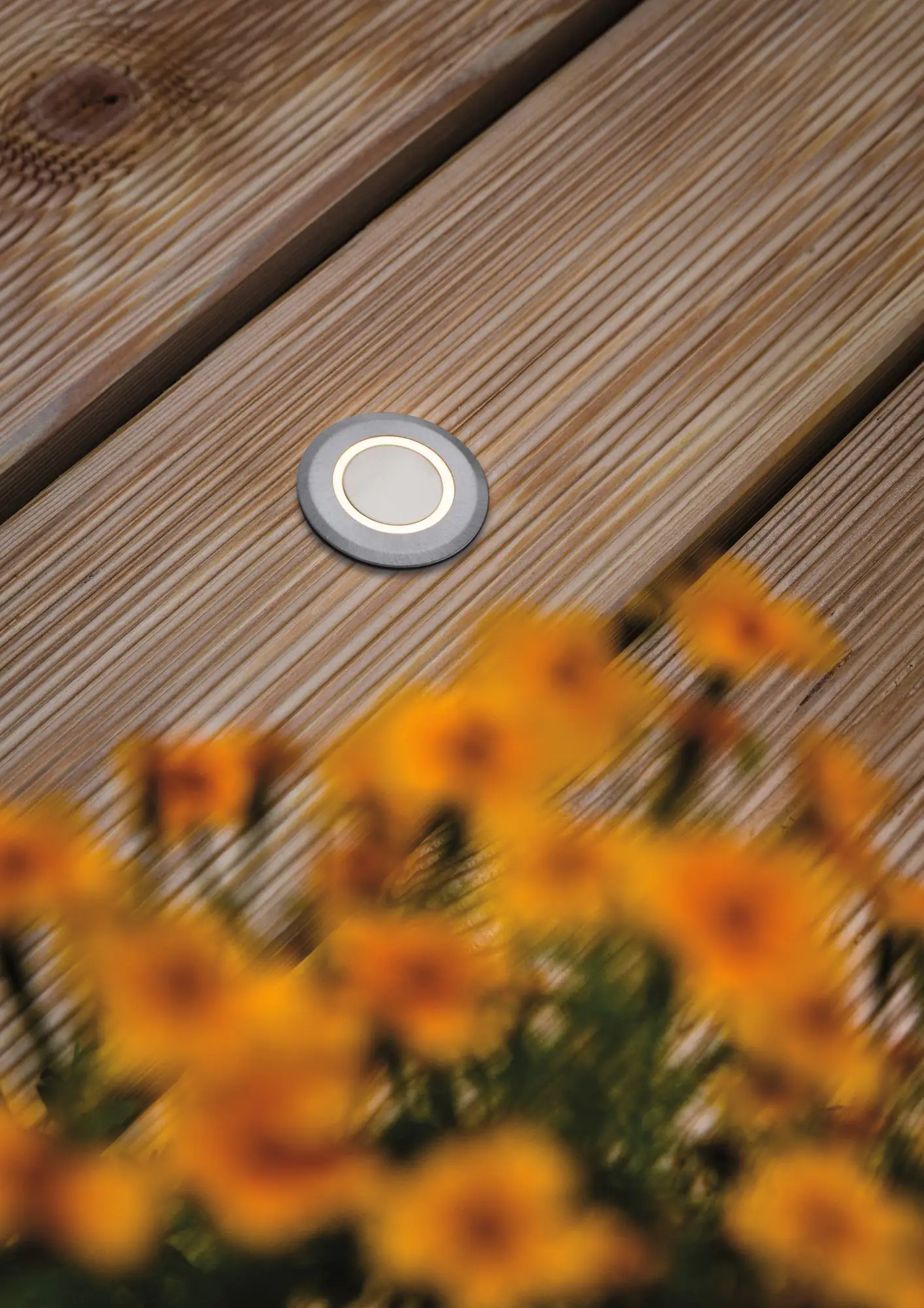 Paulmann LED Boden-Einbauleuchte House Outdoor rund edelstahl warmweiß