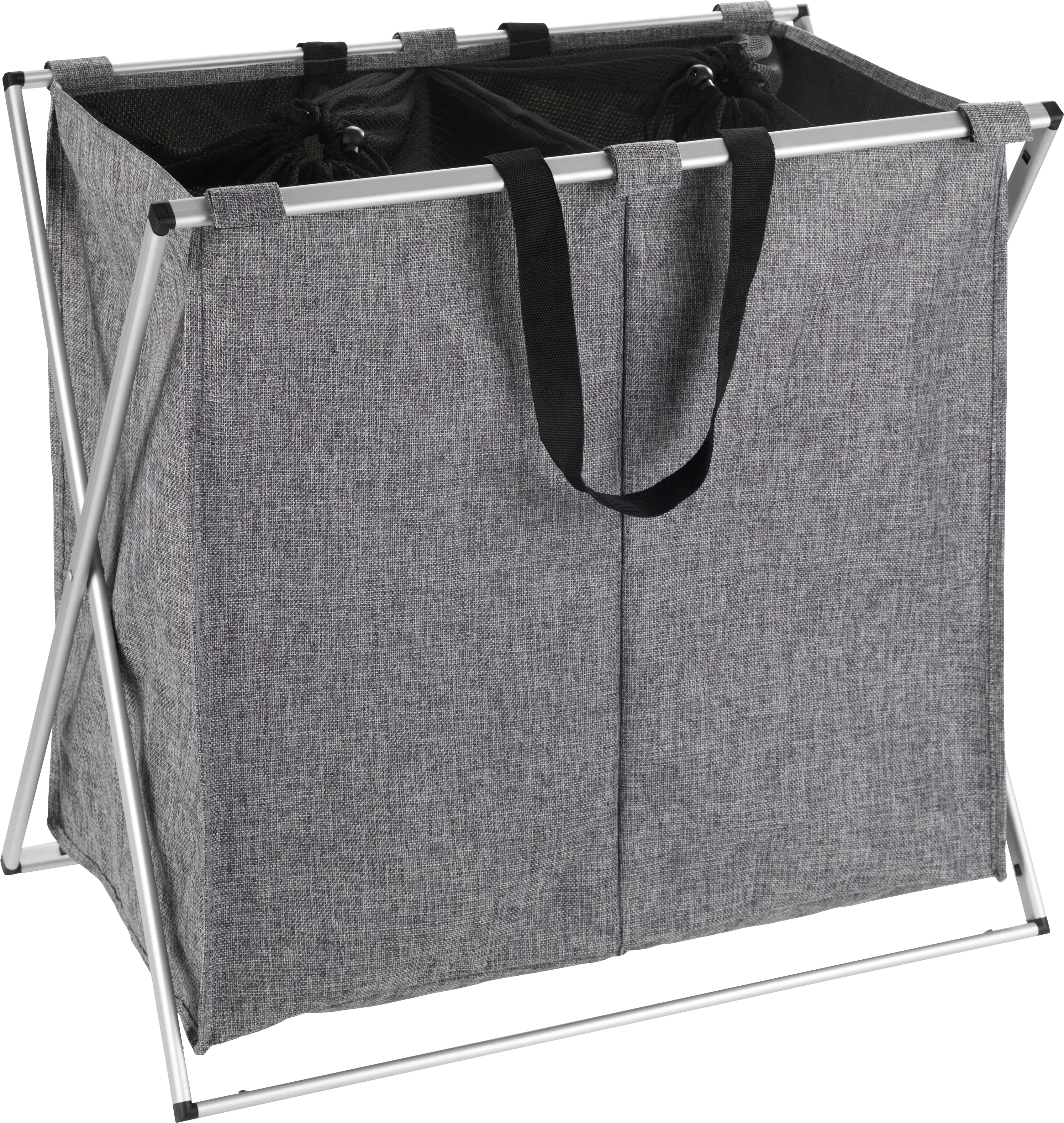 Wenko Wäschesammler Duo 120 L, grau Wenko Wäschesammler Duo 120 L, grau